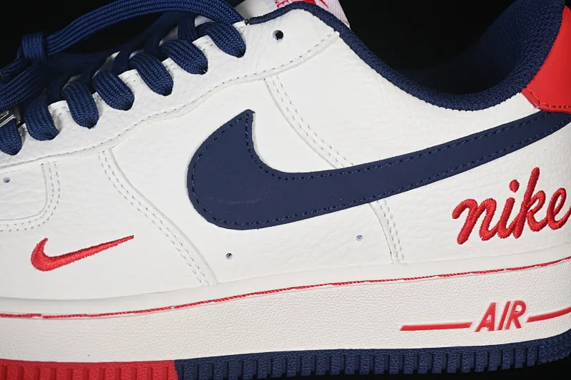 All Categories Nk Air Force 1 Air Force Series Nk Air Force 1 Low Air Force Low Nike Air Force 1'07 Low Beige Red Blue Air Force One Low Casual Shoes NH0601-544
